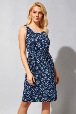 Roman Navy Ditsy Floral Elasticated Dress 9 Roman Navy Ditsy Floral Elasticated Dress -Roman Sales Shop unnamed file 2970