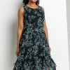 Roman Black Petite Floral Print Hanky Hem Dress 2 Roman Black Petite Floral Print Hanky Hem Dress -Roman Sales Shop unnamed file 2988