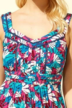 Roman Black Palm Print Midi Length Sun Dress 10 Roman Black Palm Print Midi Length Sun Dress -Roman Sales Shop unnamed file 3022