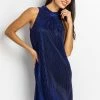 Roman Blue Shimmer Cutaway High Neck Dress 1 Roman Blue Shimmer Cutaway High Neck Dress -Roman Sales Shop unnamed file 3115