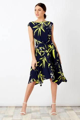 Roman Navy Oriental Fit And Flare Dress 7 Roman Navy Oriental Fit And Flare Dress - Image 5