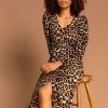 Roman Brown Animal Print Midi Dress 2 Roman Brown Animal Print Midi Dress -Roman Sales Shop unnamed file 3141