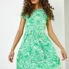 Roman Green Tropical Leaf Print Jersey Dress 2 Roman Green Tropical Leaf Print Jersey Dress -Roman Sales Shop unnamed file 3188