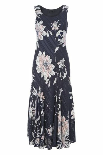 Roman Navy Bias Cut Print 7 Roman Navy Bias Cut Print - Image 5