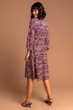 Roman Red Abstract Spot Tea Dress -Roman Sales Shop unnamed file 3334