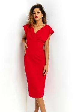 Roman Pink Cross Front Midi Dress 15 Roman Pink Cross Front Midi Dress -Roman Sales Shop unnamed file 346