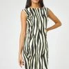 Roman Green Animal Print Stretch Shift Dress 1 Roman Green Animal Print Stretch Shift Dress -Roman Sales Shop unnamed file 3497