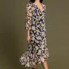 Roman Yellow Floral Frill Detail Midi Dress 2 Roman Yellow Floral Frill Detail Midi Dress -Roman Sales Shop unnamed file 3527
