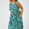 Roman Green Curve Tropical Floral Print Maxi Dress 1 Roman Green Curve Tropical Floral Print Maxi Dress -Roman Sales Shop unnamed file 3589
