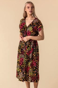 Roman Multi Floral Print Button Through Dress 10 Roman Multi Floral Print Button Through Dress -Roman Sales Shop unnamed file 380