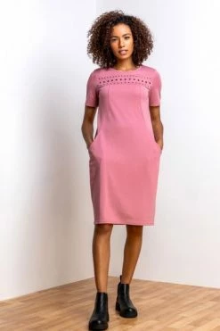 Roman Red Eyelet Embellished Pocket Slouch Dress 14 Roman Red Eyelet Embellished Pocket Slouch Dress -Roman Sales Shop unnamed file 3877