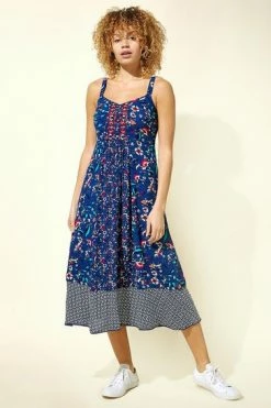 Roman White Geo Floral Print Strappy Sun Dress 13 Roman White Geo Floral Print Strappy Sun Dress -Roman Sales Shop unnamed file 3924