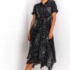 Roman Black Star Print Hanky Shirt Dress 1 Roman Black Star Print Hanky Shirt Dress -Roman Sales Shop unnamed file 3945
