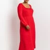 Roman Red Curve Long Sleeve Jersey Midi Dress 2 Roman Red Curve Long Sleeve Jersey Midi Dress -Roman Sales Shop unnamed file 3971