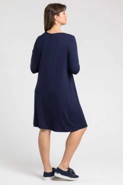 Roman Blue Curve Curve Pleat Front Jersey Midi Dress 9 Roman Blue Curve Curve Pleat Front Jersey Midi Dress -Roman Sales Shop unnamed file 4036