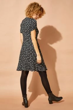 Roman Black Ditsy Spot Tea Dress 9 Roman Black Ditsy Spot Tea Dress -Roman Sales Shop unnamed file 4120