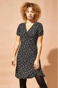 Roman Black Ditsy Spot Tea Dress 11 Roman Black Ditsy Spot Tea Dress -Roman Sales Shop unnamed file 4122