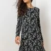 Roman Black Floral Print Tiered Dress 2 Roman Black Floral Print Tiered Dress -Roman Sales Shop unnamed file 4148