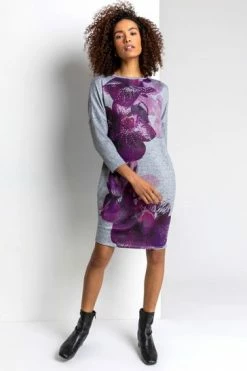 Roman Purple Floral Print Embellished Slouch Dress 11 Roman Purple Floral Print Embellished Slouch Dress -Roman Sales Shop unnamed file 4209