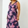 Roman Pink Curve Paisley Print Maxi Dress -Roman Sales Shop unnamed file 4210