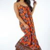 Roman Orange Petite Boho Print Maxi Sun Dress 2 Roman Orange Petite Boho Print Maxi Sun Dress -Roman Sales Shop unnamed file 4215
