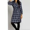 Roman Blue Check Print Shirt Dress 2 Roman Blue Check Print Shirt Dress -Roman Sales Shop unnamed file 4257