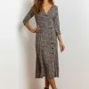 Roman Brown Ditsy Spot Print Button Dress 1 Roman Brown Ditsy Spot Print Button Dress -Roman Sales Shop unnamed file 4279