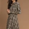 Roman Brown Animal Print Shirt Dress 2 Roman Brown Animal Print Shirt Dress -Roman Sales Shop unnamed file 4325