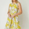 Roman Yellow Floral Tie Waist Dress 1 Roman Yellow Floral Tie Waist Dress -Roman Sales Shop unnamed file 4367