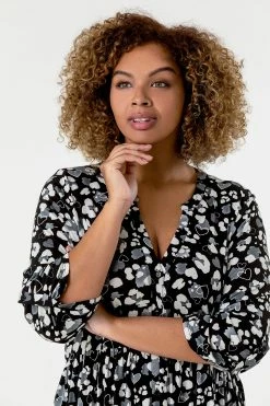 Roman Grey Curve Heart Print Jersey Dress 10 Roman Grey Curve Heart Print Jersey Dress -Roman Sales Shop unnamed file 4385