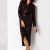 Roman Red Sequin Embellished Wrap Dress -Roman Sales Shop unnamed file 439