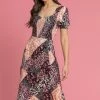 Roman Pink Shirred Patchwork Floral Midi Dress 2 Roman Pink Shirred Patchwork Floral Midi Dress -Roman Sales Shop unnamed file 4402