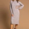 Roman Neutral Polo Neck Knitted Midi Dress 1 Roman Neutral Polo Neck Knitted Midi Dress -Roman Sales Shop unnamed file 4422