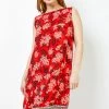 Roman Red Petite Border Floral Print Shift Dress 1 Roman Red Petite Border Floral Print Shift Dress -Roman Sales Shop unnamed file 4500