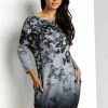 Roman Black Butterfly Print Embellished Slouch Dress 1 Roman Black Butterfly Print Embellished Slouch Dress -Roman Sales Shop unnamed file 4510