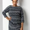 Roman Silver Curve Zig Zag Print Shift Dress 2 Roman Silver Curve Zig Zag Print Shift Dress -Roman Sales Shop unnamed file 4516