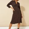 Roman Brown Originals Animal Print V Neck Fit & Flare Dress 1 Roman Brown Originals Animal Print V Neck Fit & Flare Dress -Roman Sales Shop unnamed file 4532