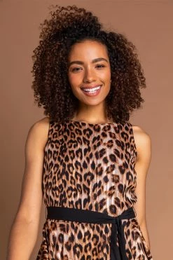 Roman Brown Animal Print Hanky Hem Dress 11 Roman Brown Animal Print Hanky Hem Dress -Roman Sales Shop unnamed file 4610