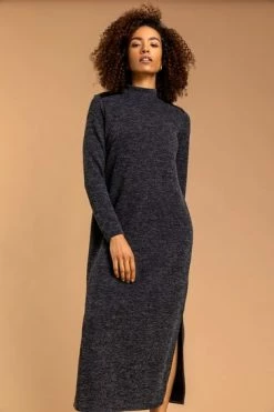 Roman Grey Ribbed Knit Midi Dress 11 Roman Grey Ribbed Knit Midi Dress -Roman Sales Shop unnamed file 4712