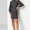 Roman Multi Shimmer Stripe High Neck Dress 2 Roman Multi Shimmer Stripe High Neck Dress -Roman Sales Shop unnamed file 4754