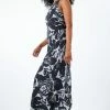 Roman Black Petite Floral Maxi Dress 2 Roman Black Petite Floral Maxi Dress -Roman Sales Shop unnamed file 4882
