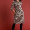 Roman Brown Animal Print Cowl Neck Dress 1 Roman Brown Animal Print Cowl Neck Dress -Roman Sales Shop unnamed file 4898