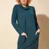 Roman Green Long Sleeve Cowl Neck Tunic Dress 1 Roman Green Long Sleeve Cowl Neck Tunic Dress -Roman Sales Shop unnamed file 4977