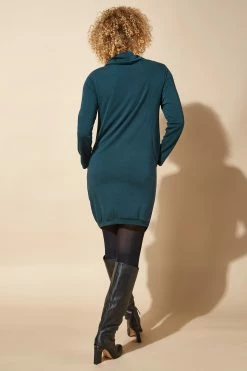 Roman Green Long Sleeve Cowl Neck Tunic Dress 9 Roman Green Long Sleeve Cowl Neck Tunic Dress -Roman Sales Shop unnamed file 4979