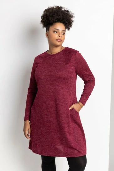 Roman Red Curve Raglan Sleeve Slouch Dress 7 Roman Red Curve Raglan Sleeve Slouch Dress - Image 5
