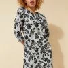 Roman Grey Originals Floral Flock Detail Shift Dress 2 Roman Grey Originals Floral Flock Detail Shift Dress -Roman Sales Shop unnamed file 5073
