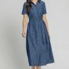 Roman Blue Denim Pocket Detail Shirt Dress -Roman Sales Shop unnamed file 514
