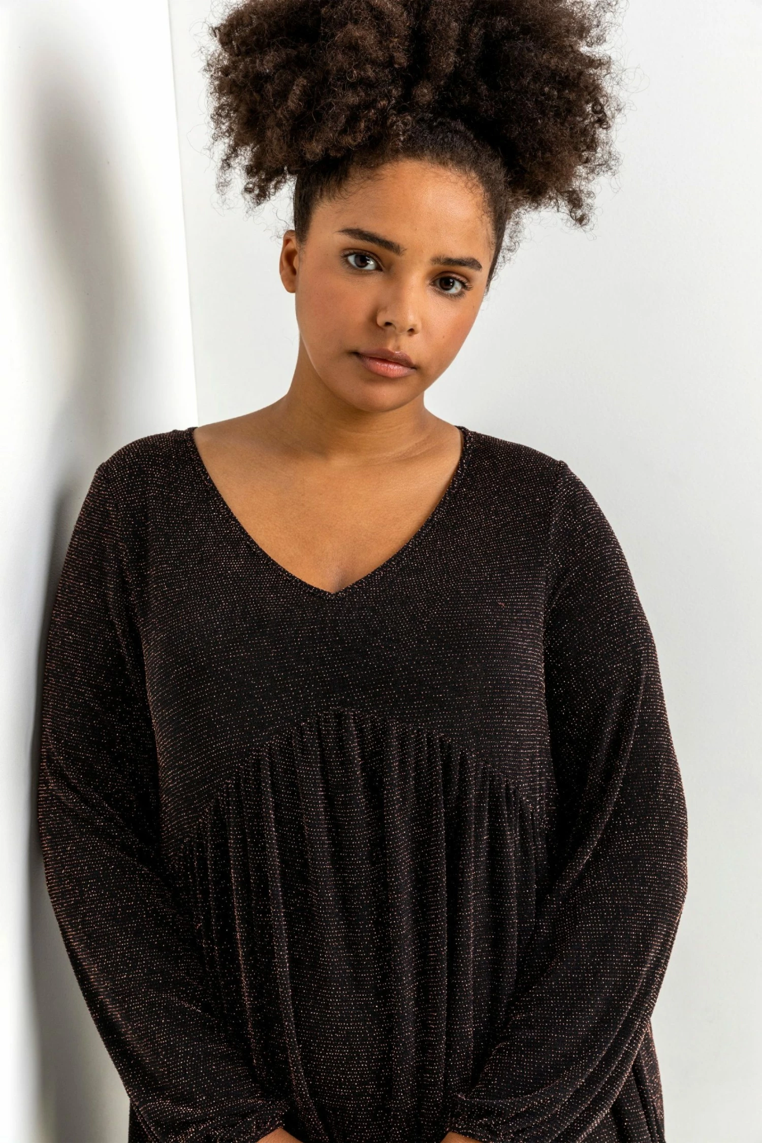 Roman Red Curve Sparkle Swing Dress 6 Roman Red Curve Sparkle Swing Dress - Image 4