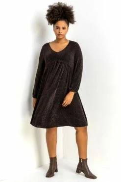 Roman Red Curve Sparkle Swing Dress 11 Roman Red Curve Sparkle Swing Dress -Roman Sales Shop unnamed file 5164