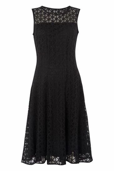 Roman Black Lace Fit And Flare Dress 7 Roman Black Lace Fit And Flare Dress - Image 5